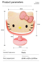 Hello Kitty Rhinestones Embedded Mirror