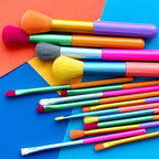 Rainbow Makeup Brush Set