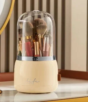 360° Rotating Makeup Brushes, Pencils and Lipsticks Organizer