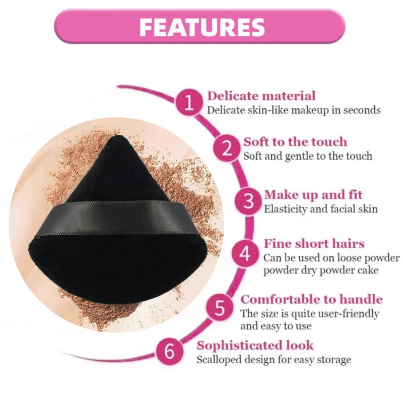 Soft  Air Cushion Makeup Sponge Set [8pcs]