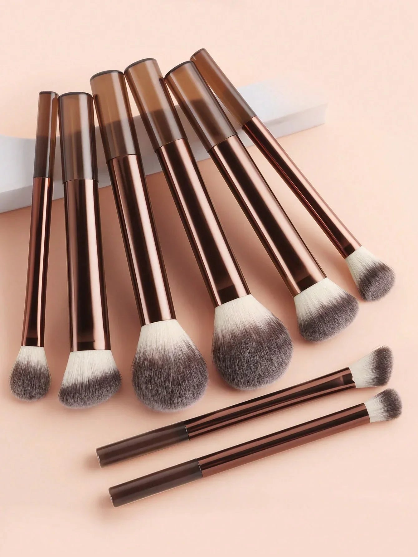Professional Multifunctional Makeup Brush Set with Long-Handle [8Pcs]