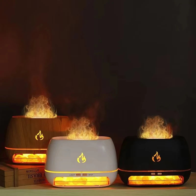 Essential Oil Diffuser 3D Flame & Night Light