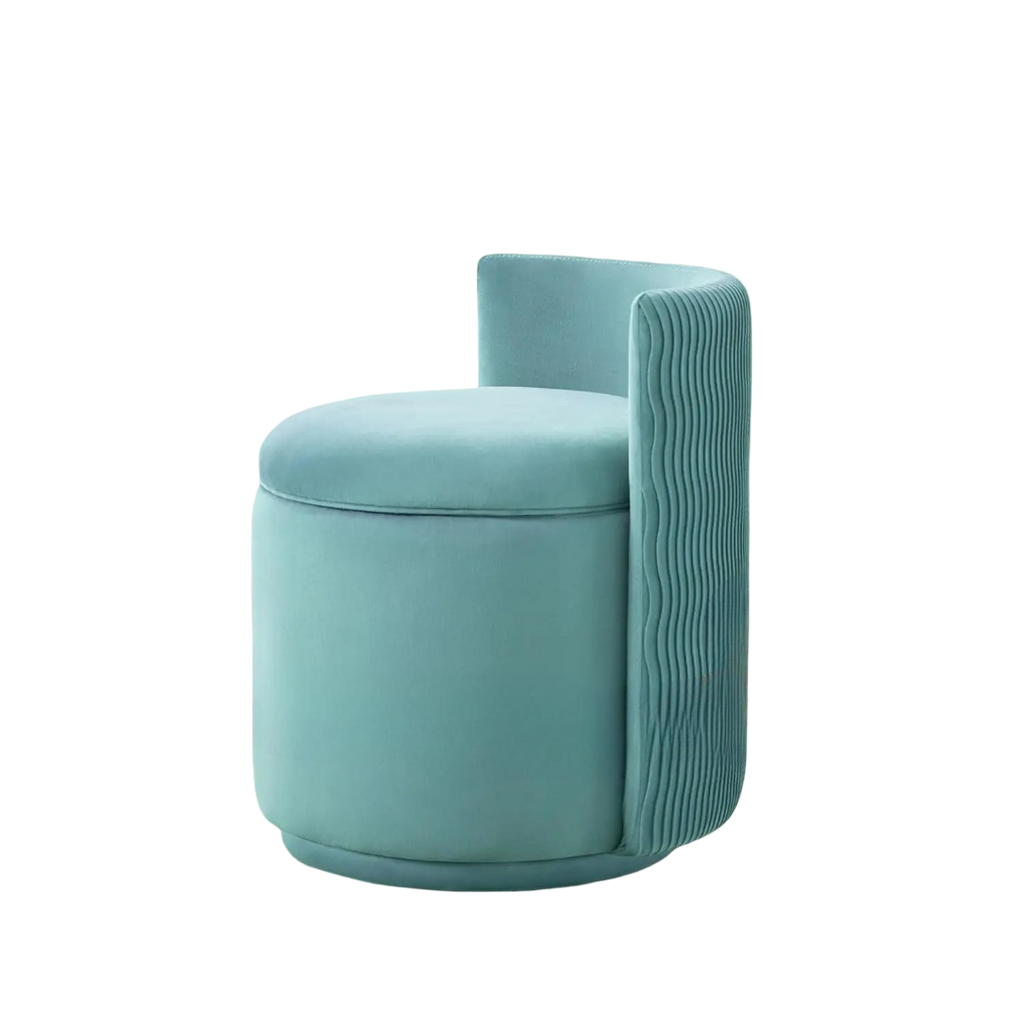 360° Swivel Dressing Table Stool - Teal