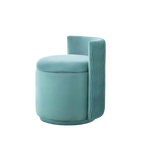 360° Swivel Dressing Table Stool - Teal