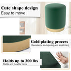 Modern Rounded Ottoman Vanity Stool