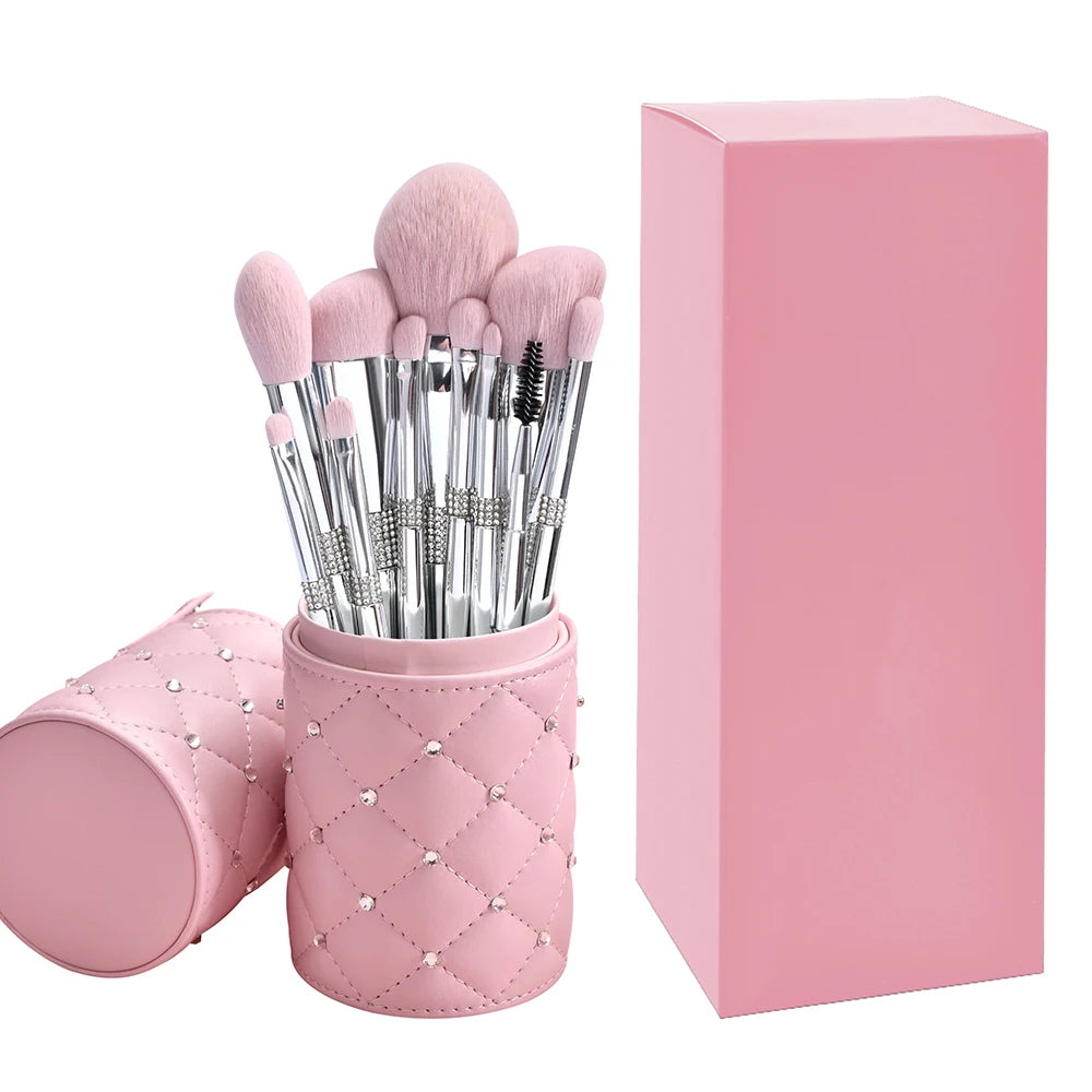 Diamond Makeup Brushes Set