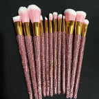 Diamond studded Makeup Brushes