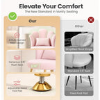 Petal Vanity Chair with Backrest