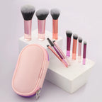 Premium Makeup Mini Brush Set With Pouch [10Pcs]