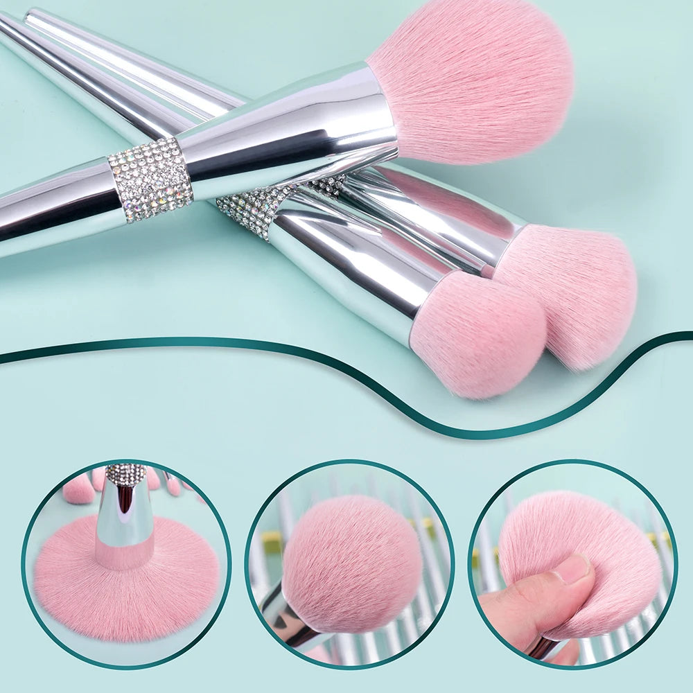 Diamond Makeup Brushes Set [11pcs]