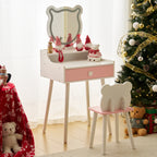 Kids Vanity Table and Chair Set