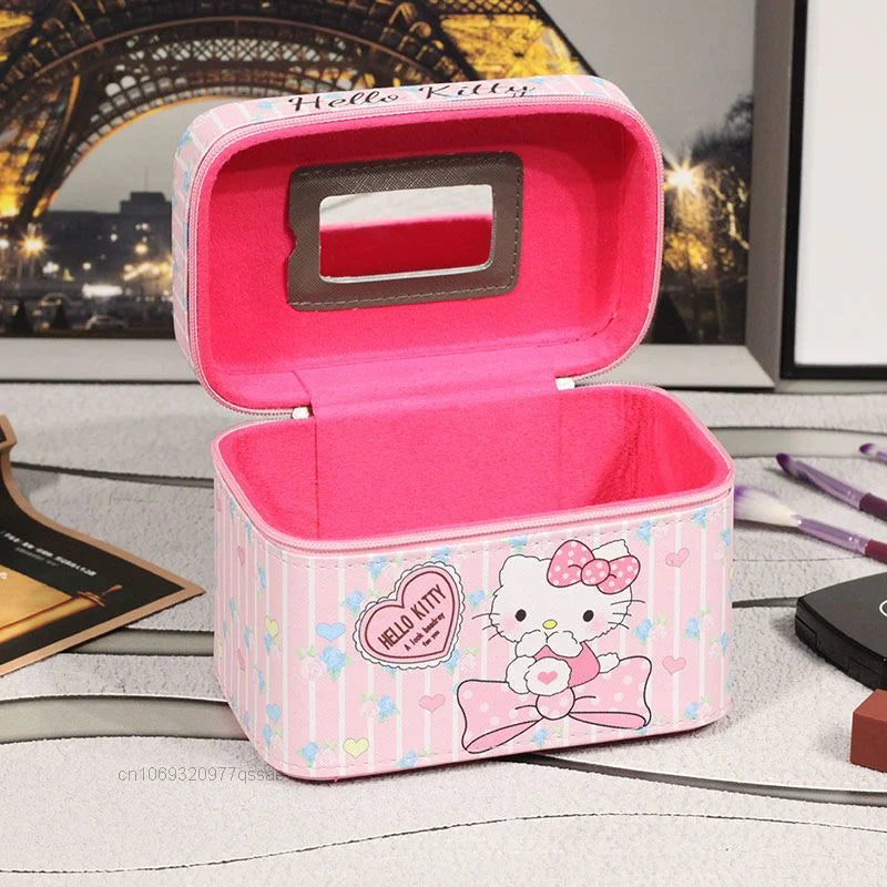 Sanrio Hello Kitty Large Capacity Portable Makeup & Cosmetic Case