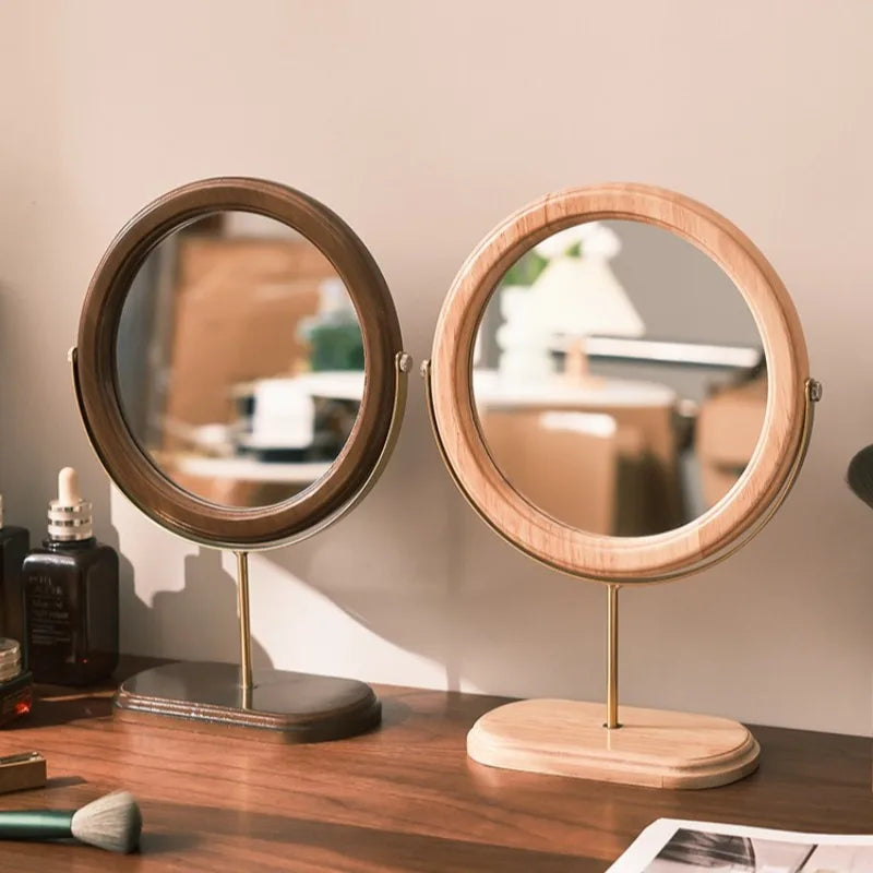 Solid Wood Premium Makeup Mirrors