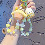 Cartoon Beaded Bag Keychain