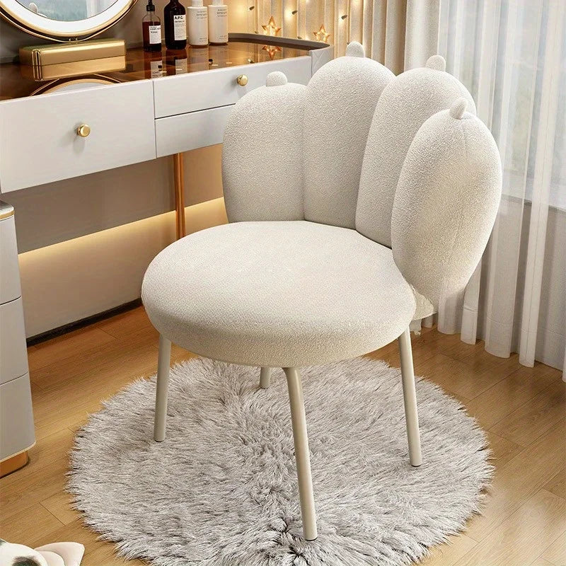 Vanity Desk Cat Paw Backrest Chair
