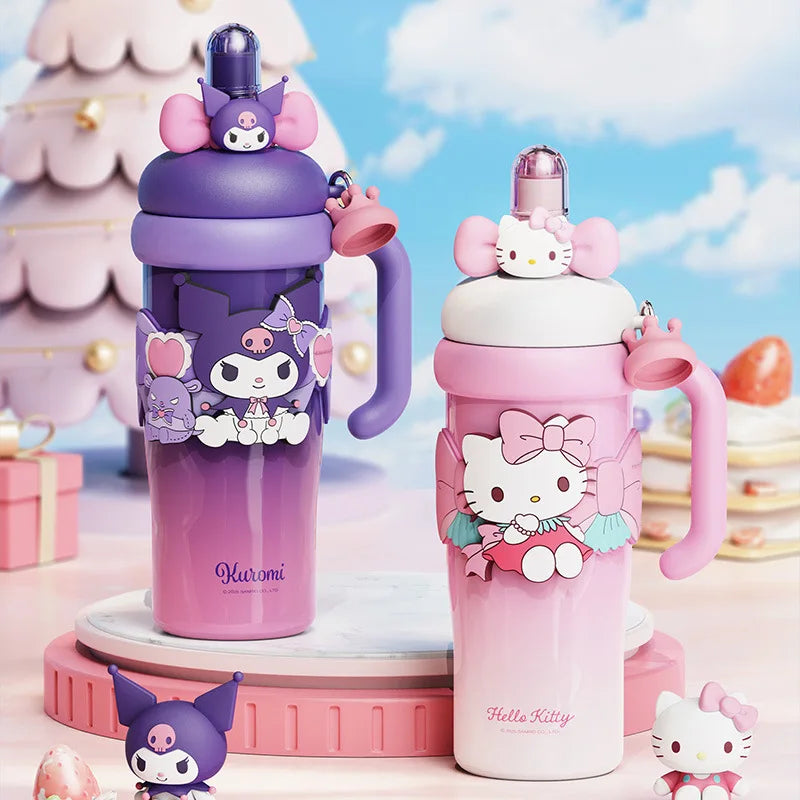 Kuromi & Hello Kitty Insulated Large Coffee Cup