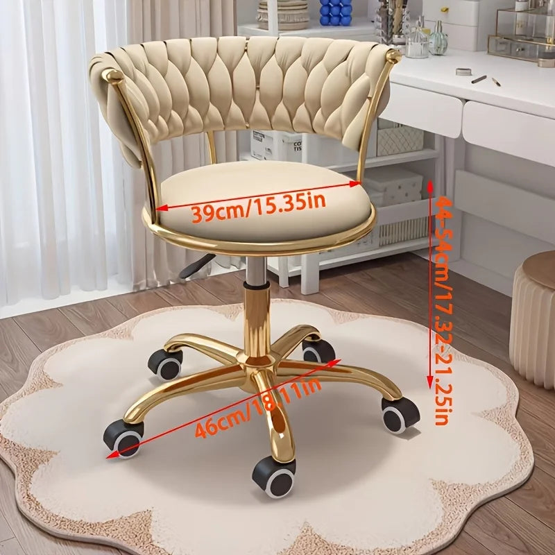 Swivel Vanity Chair With Adjustable Height