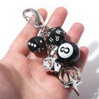 Billiard Ball Shape Bag Keychain