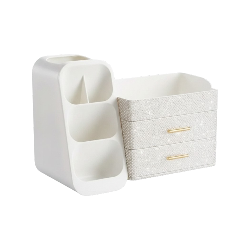 Large Capacity Makeup Organizer for Vanity