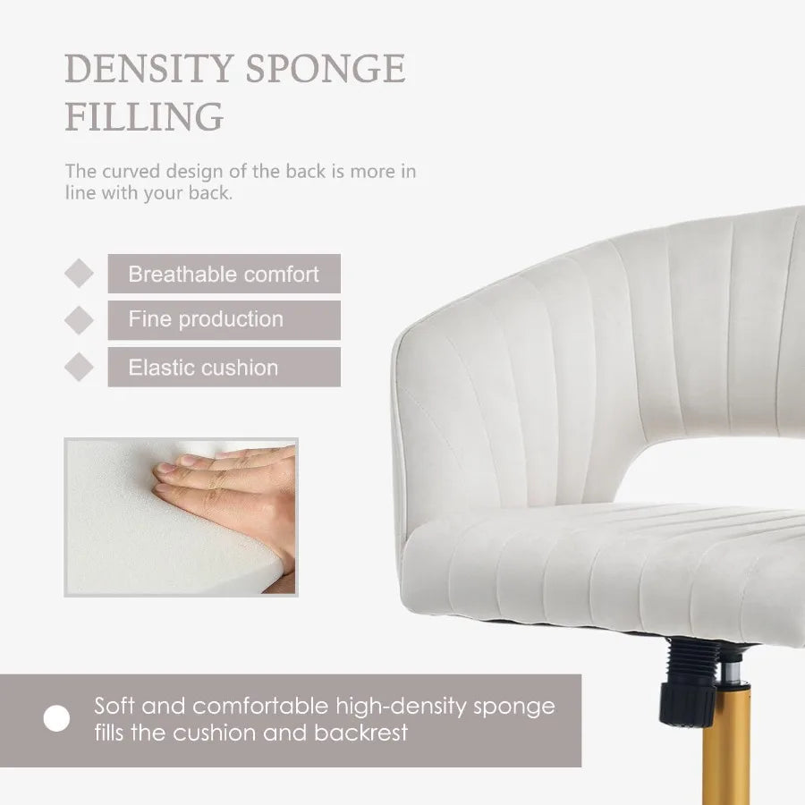 360° Rotating Vanity Desk Swivel Chair