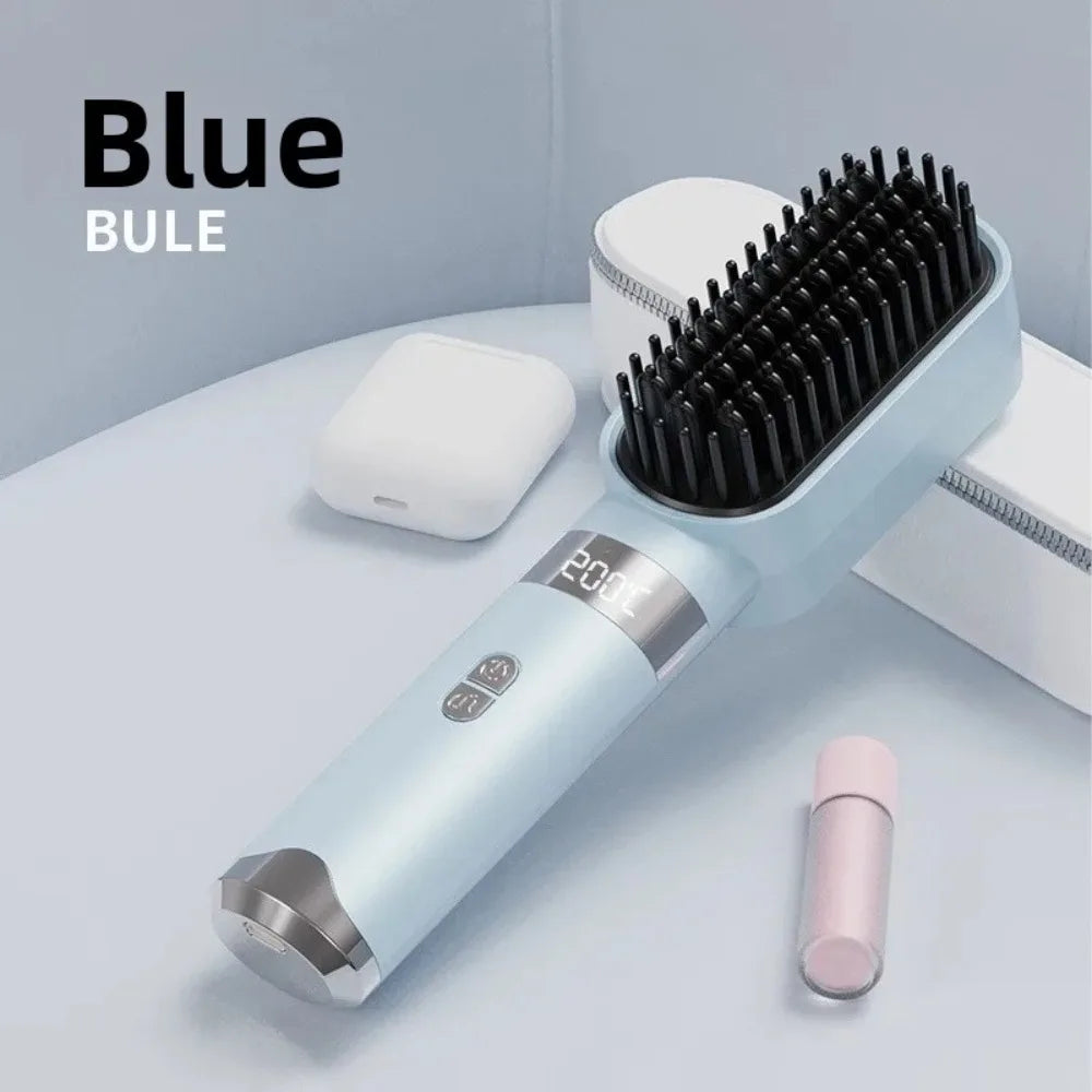 Wireless Hair Straightener Comb