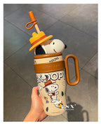 Snoopy Stainless Insulated Coffee Cup [800 ml]