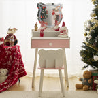 Kids Vanity Table and Chair Set
