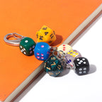 Vintage Dice Shape Bag Keychain