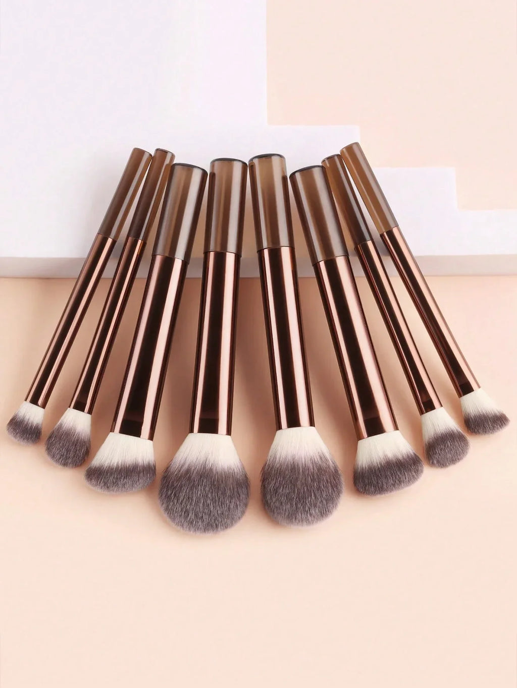 Professional Multifunctional Makeup Brush Set with Long-Handle [8Pcs]