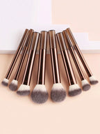 Professional Multifunctional Makeup Brush Set with Long-Handle [8Pcs]