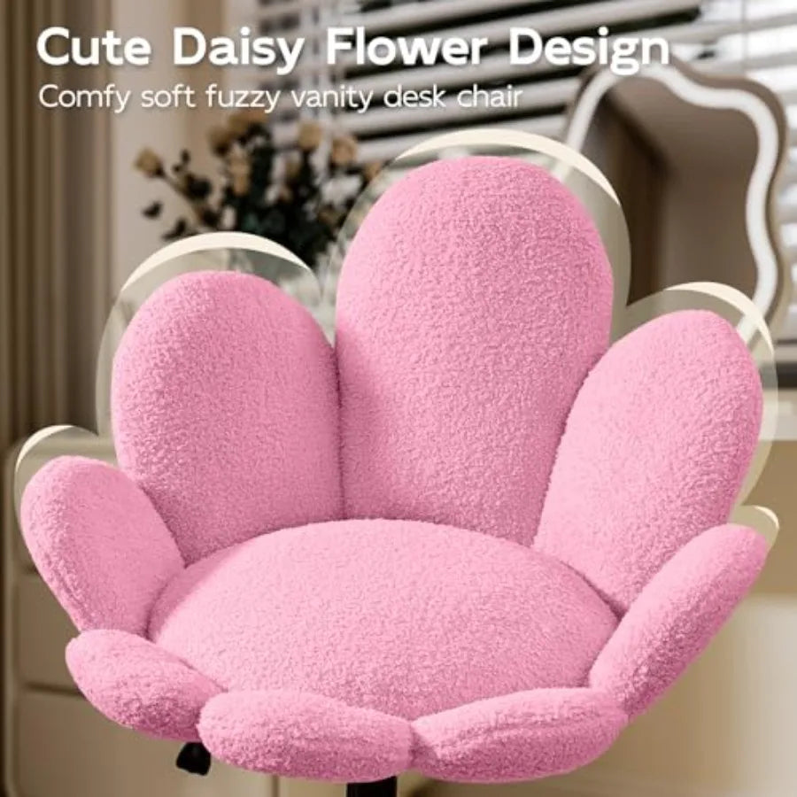 Daisy Flower Design Chair - Pink