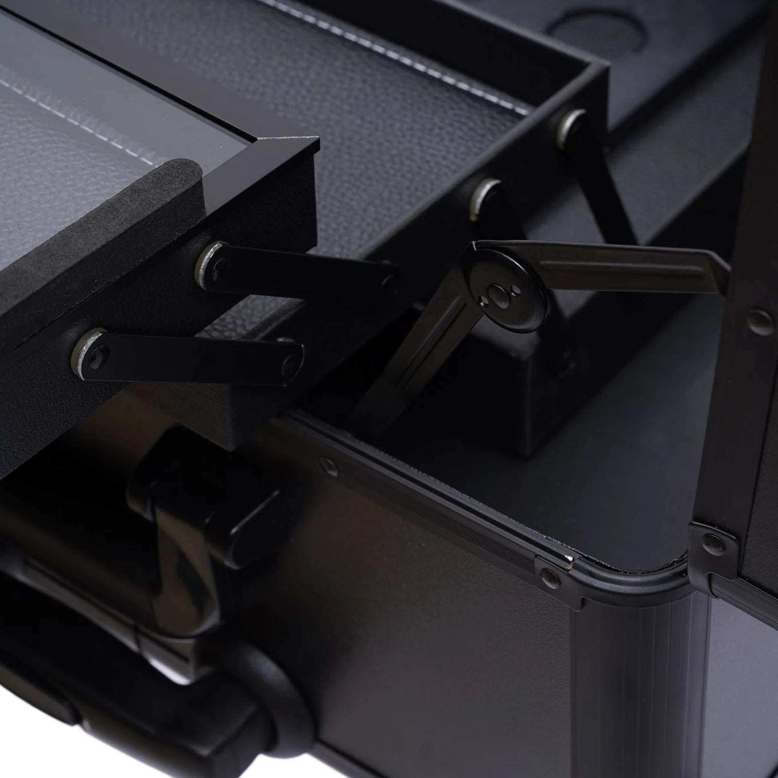 Professional Makeup & Cosmetic Aluminum Trolley with LED Lights