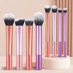 Professional Multifunctional Makeup Brush Set with Long-Handle [8Pcs]