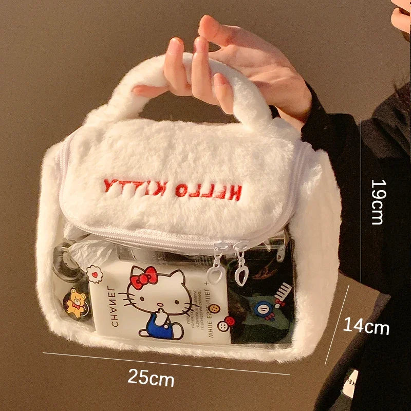 Hello Kitty Plush Makeup Bag