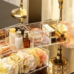 Luna Clear Acrylic Vanity Drawer Organizer