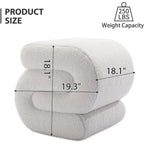 S-Shaped Vanity Stool