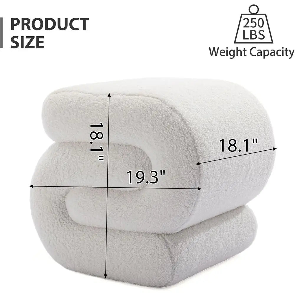 S-Shaped Vanity Stool