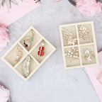 Luxury Velvet Drawer Organizer Tray [Beige]