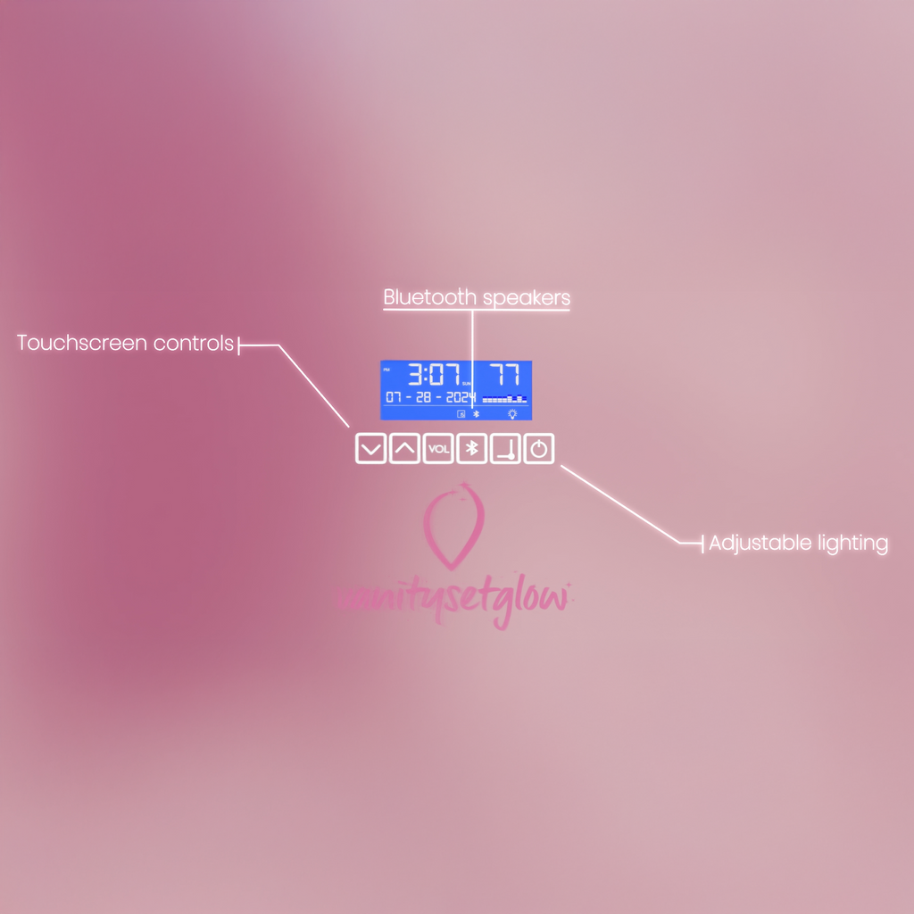 Glam & Glow Full Length Mirror With LED Lights