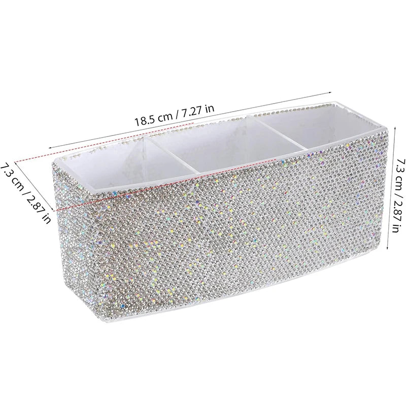 Bling Diamond Makeup Brushes Storage