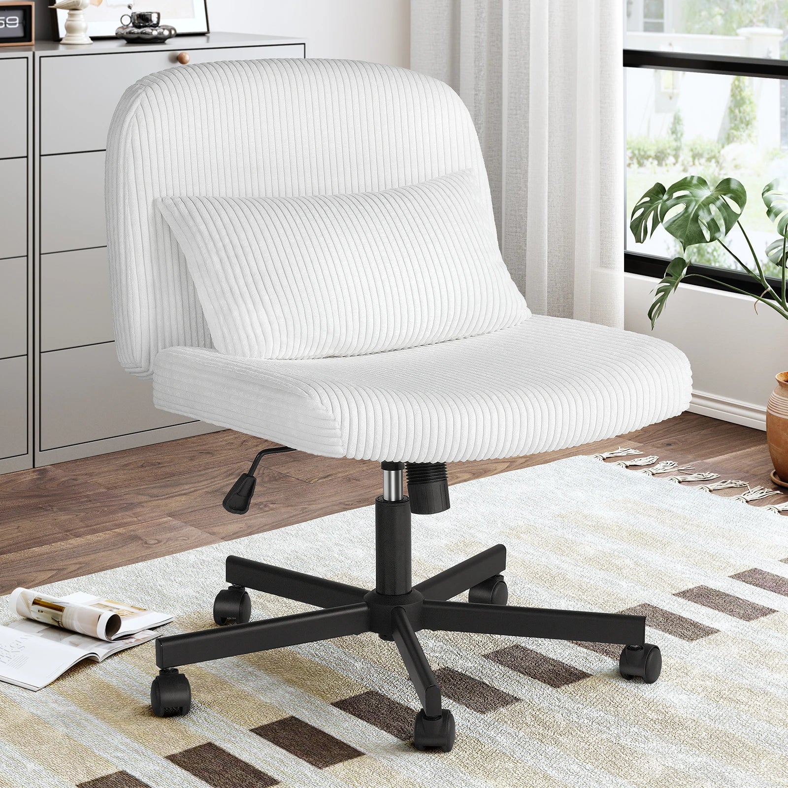 Vanity Desk Cross Leg Chair