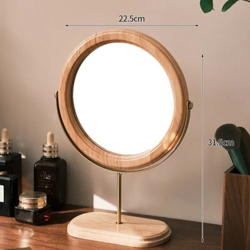 Solid Wood Premium Makeup Mirrors