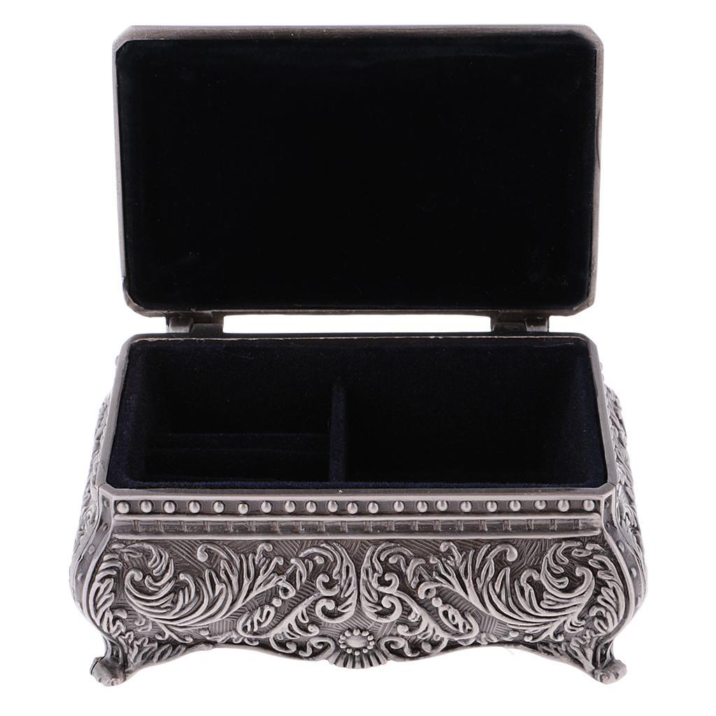 Retro Rectangle Jewelry Storage Box