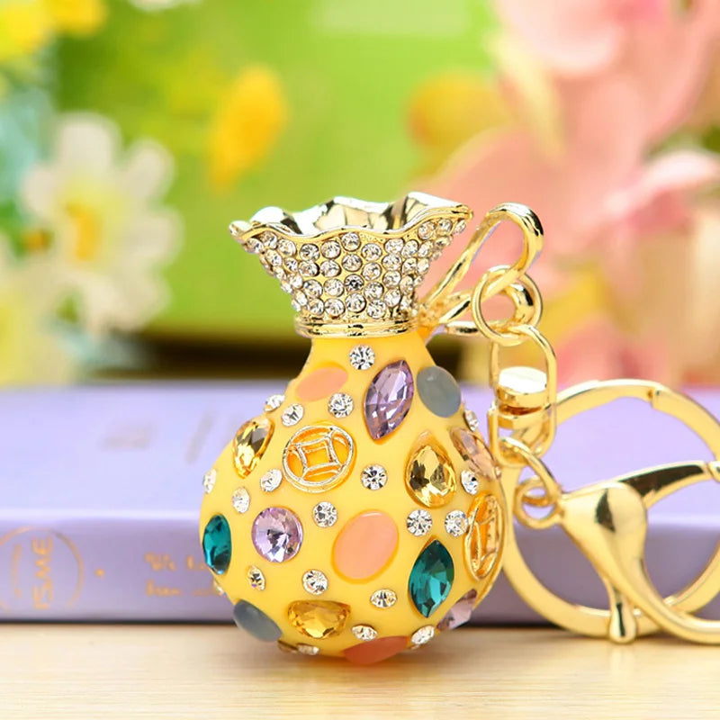 Money Bag Shape Bag Keychain