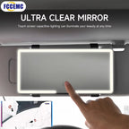 Car Interior Sun Visor LED HD Makeup Vanity Mirror
