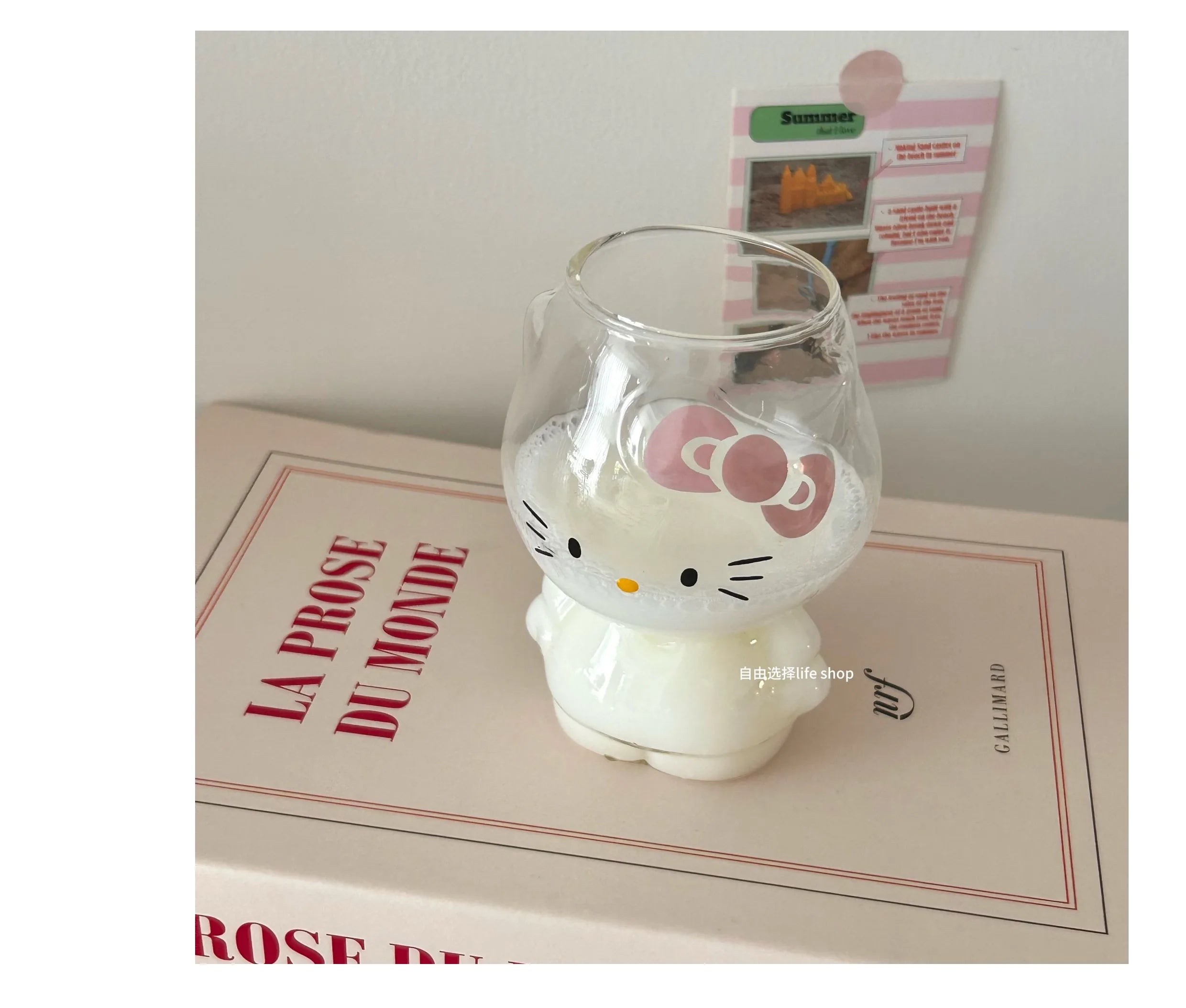Hello Kitty Glass Cup