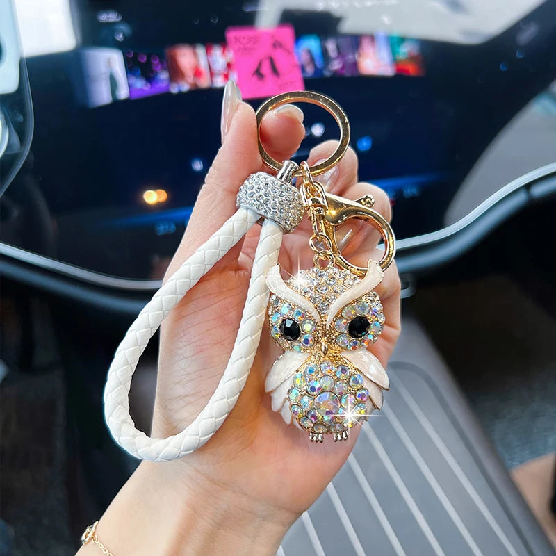 Owl Shaped Keychain For Purse & Backpack