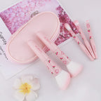 Premium Makeup Mini Brush Set With Pouch [5Pcs]