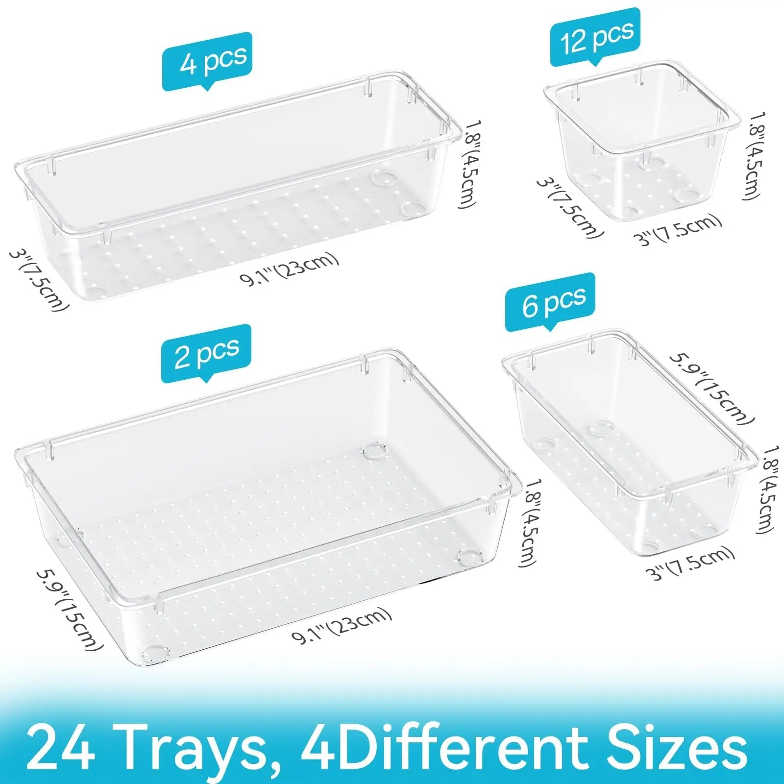 Acrylic Drawer Organizer