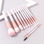 Synthetic Fiber Bristle Makeup Brushes Set